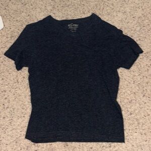 Men’s jcrew medium v neck short sleeve grey shirt